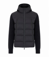 LOGO PADDED CARDIGAN