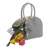 BORSA A MANO TOAST CON STAMPA COCCODRILLO MINI