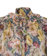 CREPONNE FLOWER SHIRT