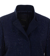 MORASCA GIACCA CROPPED CON STRASS