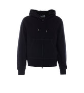 FELPA CON CAPPUCCIO E ZIP