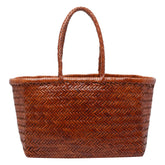 LARGE BAMBOO TRIPLE JUMP SHOULDER BAG