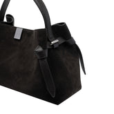 SUEDE GYOZA HANDBAG