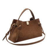 SUEDE GYOZA HANDBAG