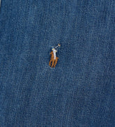 CAMICIA IN DENIM CON LOGO POLO