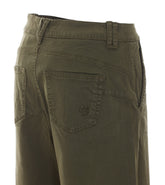 PANTALONI FLARE CROPPED