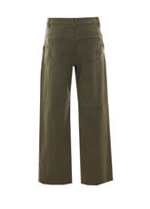 PANTALONI FLARE CROPPED
