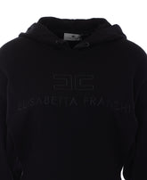 BODY IN MAGLIA CON CAPPUCCIO E LOGO