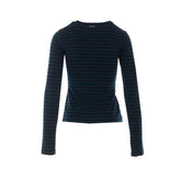 STRIPED T-SHIRT WITH EMBROIDERY
