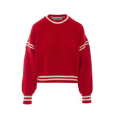 EMBROIDERY BOXY SWEATER