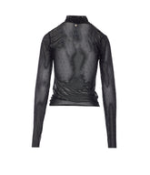 TULLE T-SHIRT WITH RHINESTONES