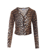 CARDIGAN STAMPA LEO