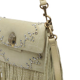 BORSA A SPALLA OXFORD SMALL CON FRANGE