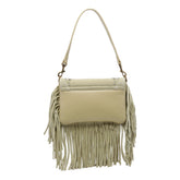 BORSA A SPALLA OXFORD SMALL CON FRANGE