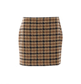 MINIGONNA IN BOUCLE' CHECK