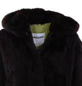ROSENE REAL FUR HOODED JACKET