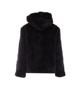 ROSENE REAL FUR HOODED JACKET