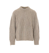 DISTRESS KNIT SWEATER