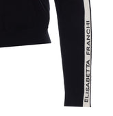 FELPA BICOLORE CON ZIP, CAPPUCCIO E LOGO