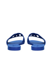 DG LOGO RUBBER BEACHWEAR SLIDE SANDALS