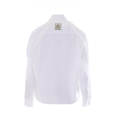 CAMICIA CLASSICA CON LOGO E CRISTALLI