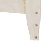 WOOL BLEND SWEATER WITH BUTTONS