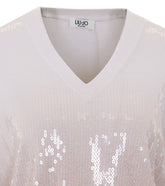 GRADIENT SWEATER WITH SEQUINES