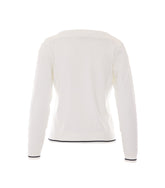 SWEATER WITH CONTRASTING PROFILES