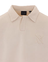 OVERSIZED SHIELD LOGO POLO SWEATER