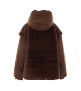 KBEAUTY FAUX FUR DOWN JACKET