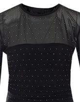 ABITO MINI IN TULLE CON STRASS