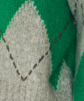 DIAMOND CROPPED SWEATER
