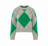 DIAMOND CROPPED SWEATER