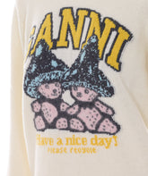 MAGLIA IN LANA CON LOGO E GRAFICA TEDDY MUSHROOM