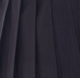 PLEATED MINI STRIPED SKIRT