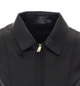GIACCA IN FAUX LEATHER CON CINTURA