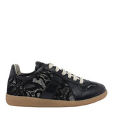 REPLICA SNEAKERS WITH FLORAL LACE EMBROIDERY
