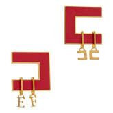 ORECCHINI CON LOGO