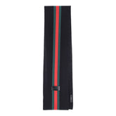 STRIPED WOOL CASHMERE JACQUARD SCARF