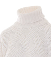 MAGLIA DOLCEVITA CON INTRECCIO