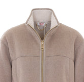 FAUX SHEARLING BOXY JACKET