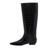 STIVALE CON STAMPA CROCO
