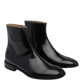 PATENT LEATHER TABI BOOTIES