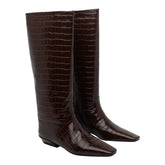 CROCO PRINT BOOTS
