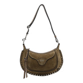 BORSA A SPALLA MOON POCKET IN SUEDE