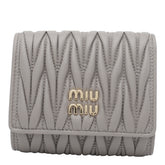 LOGO PLEATED WALLET