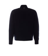 KNITTED AND NYLON HYBRID CARDIGAN