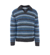 MAGLIA CON COLLETTO A POLO E RIGHE ERLING
