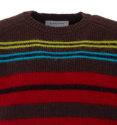 MAGLIA A RIGHE IN LANA E CASHMERE