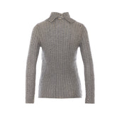 MAGLIA DOLCEVITA CON STAMPA